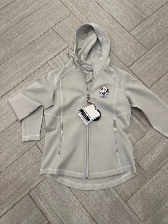 Sunice Jackets & Blazers - Sunice 2025 Ryder Cup Light Gray Women’s Hooded Jacket